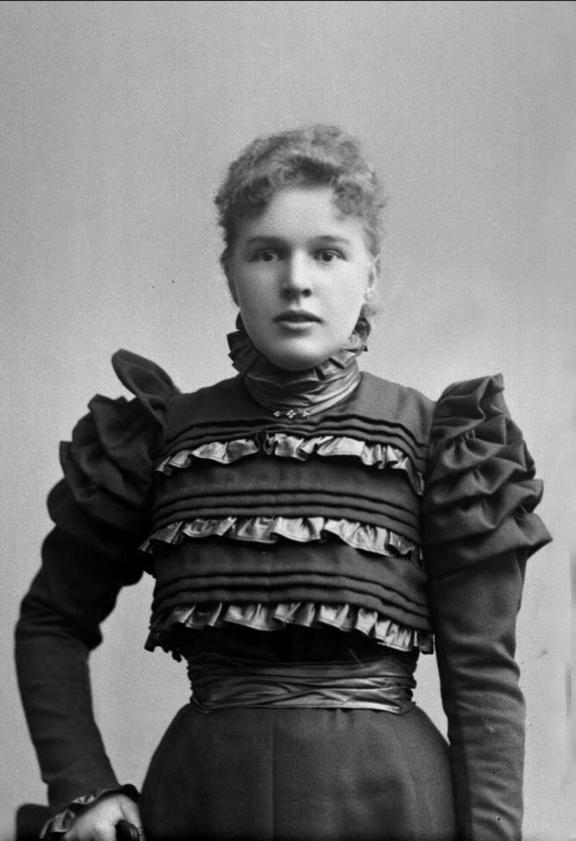 Gustav Borgen, Portrett, frøken Agnes Jessen.