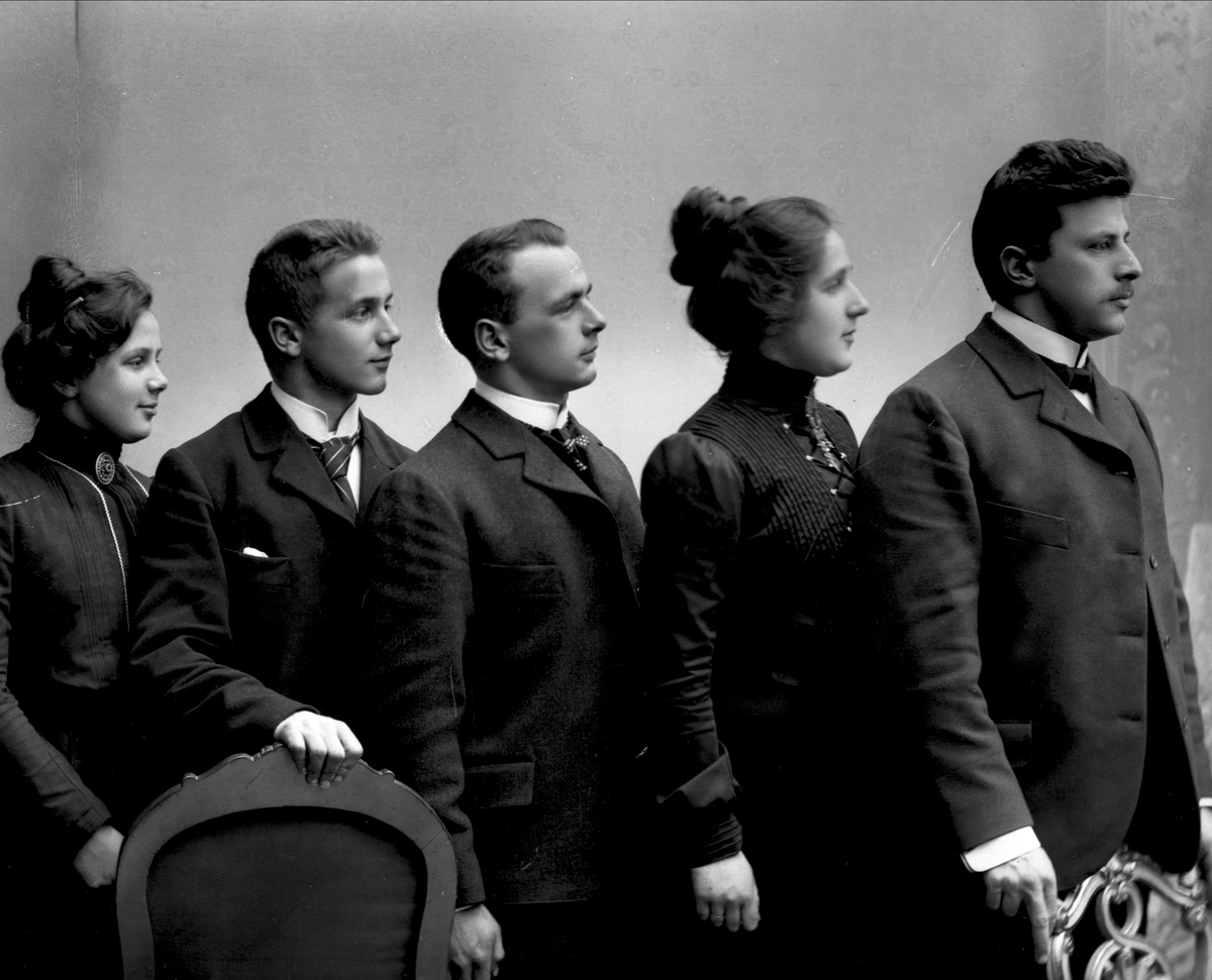 Gustav Borgen, Familieportrett.
