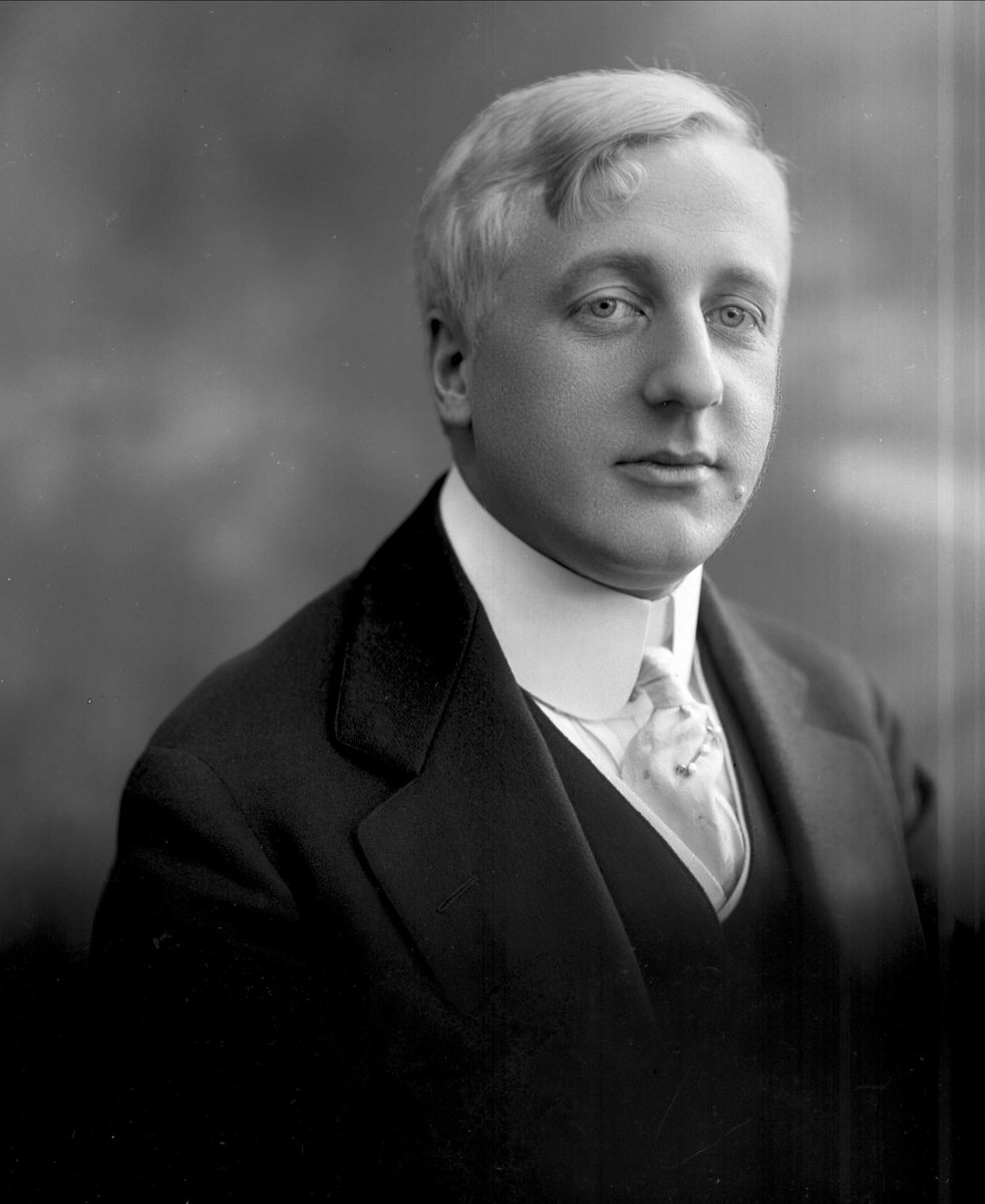 Gustav Borgen, Portrett, dirigent og musiker Birger Hammer.