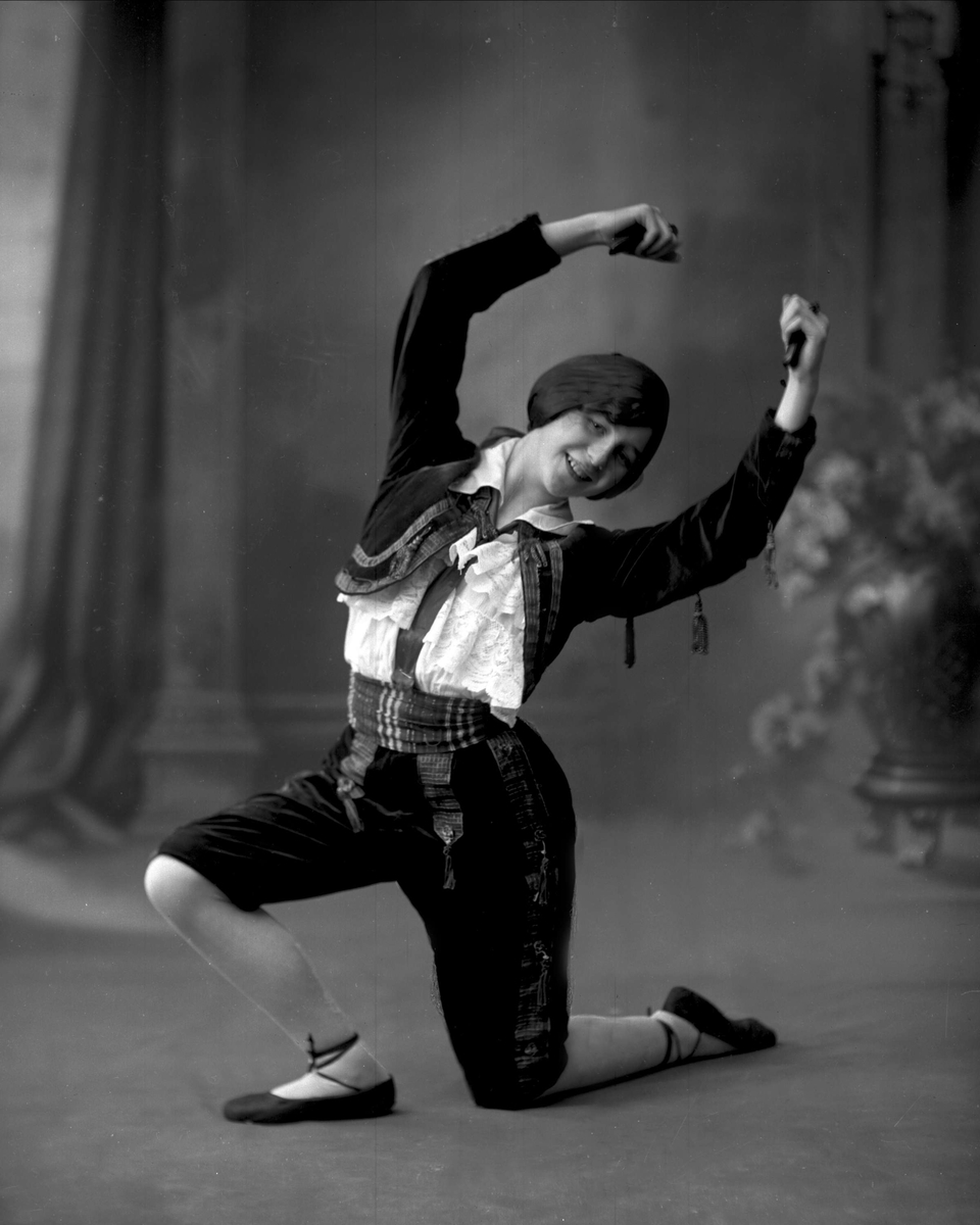 Gustav Borgen, Portrett, frøken Buttedal danser.