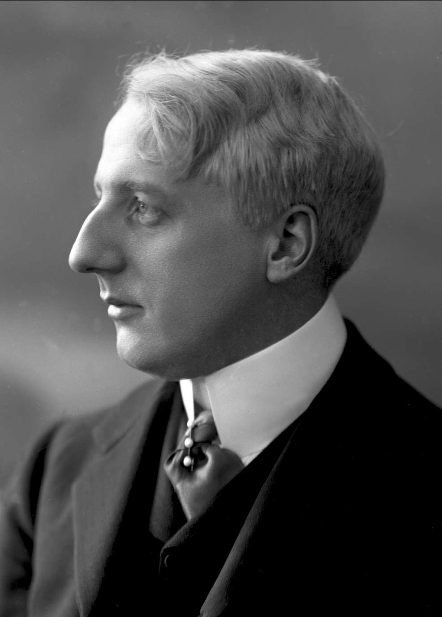 Gustav Borgen, Portrett, dirigent og musiker Birger Hammer.