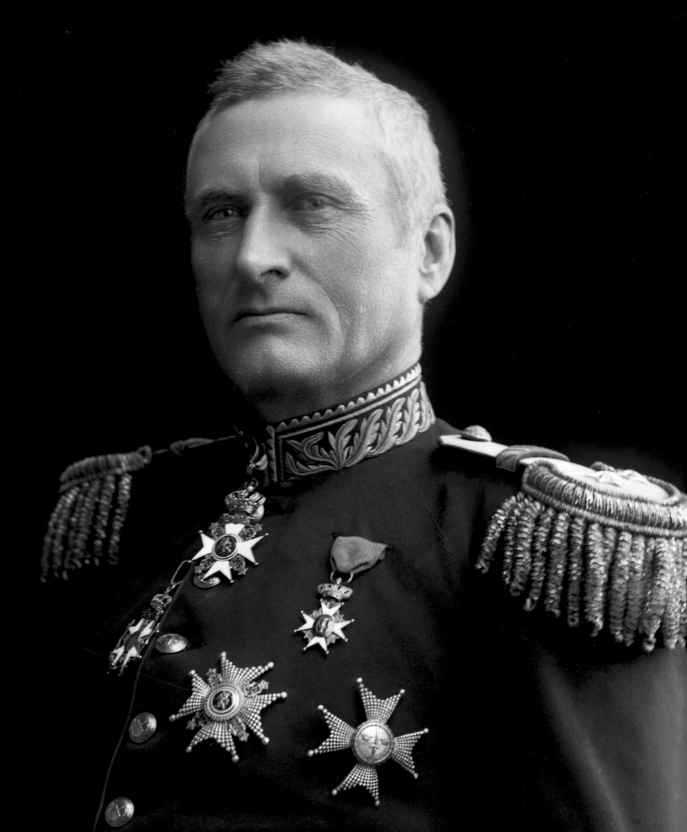 Gustav Borgen, Portrett, general Melbye i uniform.