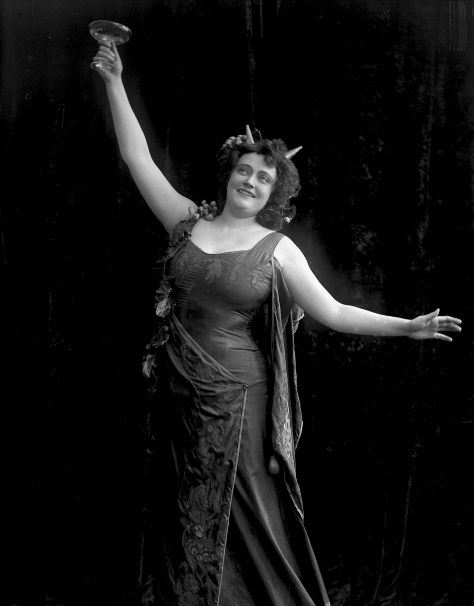 Gustav Borgen, Portrett, operasangerinne, sopranen Gabrielle Bidenkap.