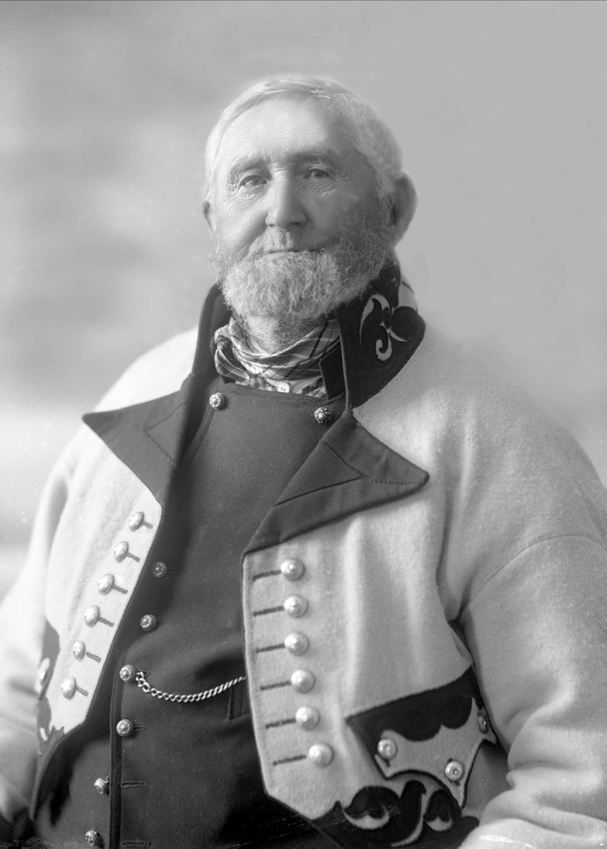 Gustav Borgen, Portrett, Ola Halvorsen i telemarksdrakt.