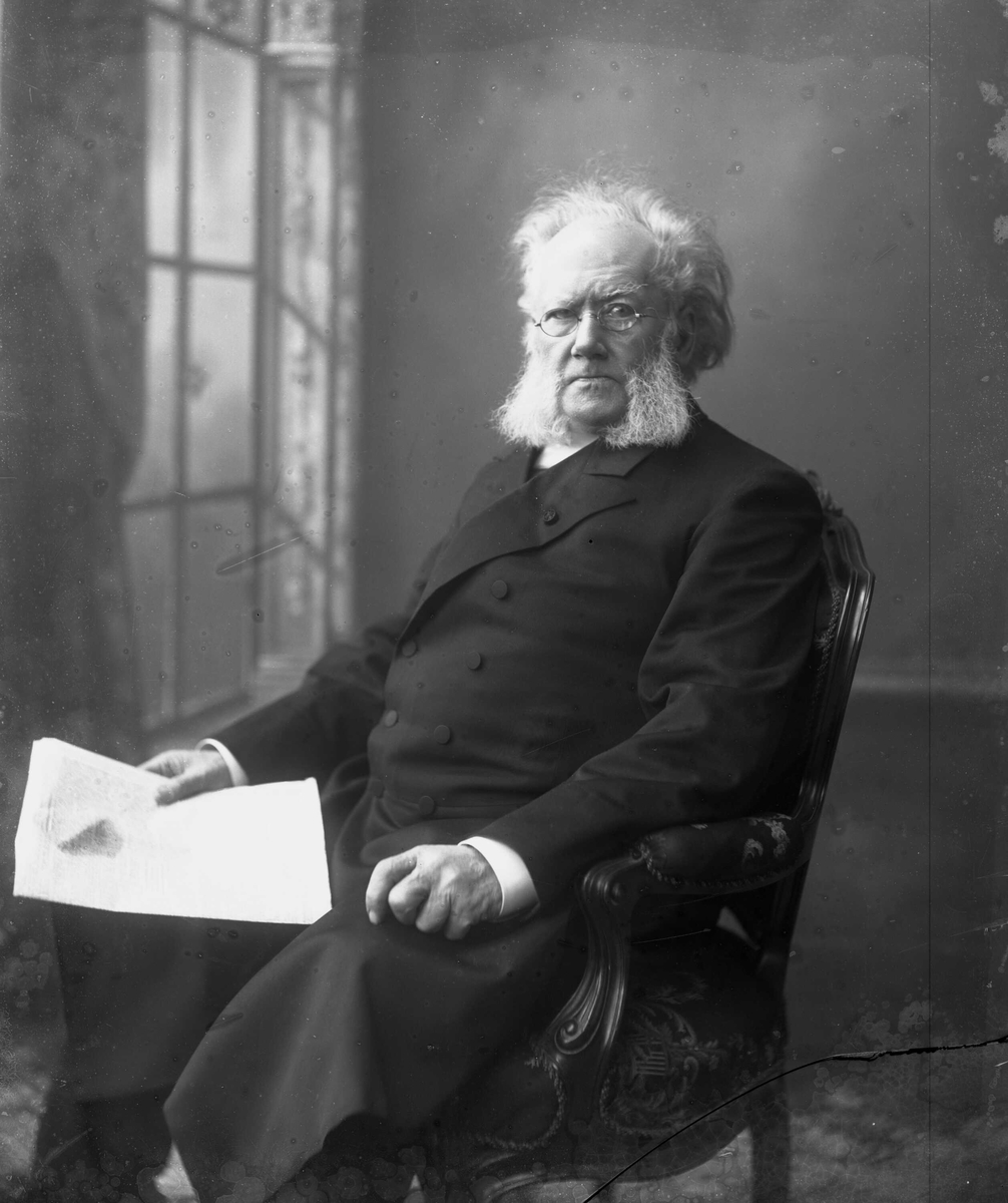 Gustav Borgen, Portrett, Henrik Ibsen (1828-1906).