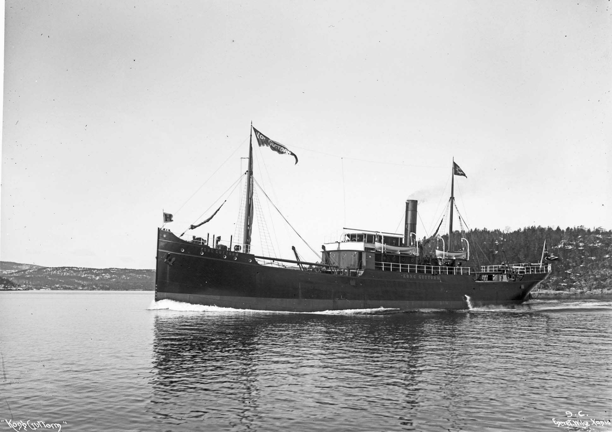 Anders Beer Wilse, D/S Kong Guttorm (b. 1901, Nylands Værksted, Christiania)