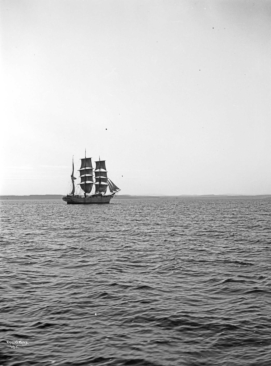 Anders Beer Wilse, Barkskip