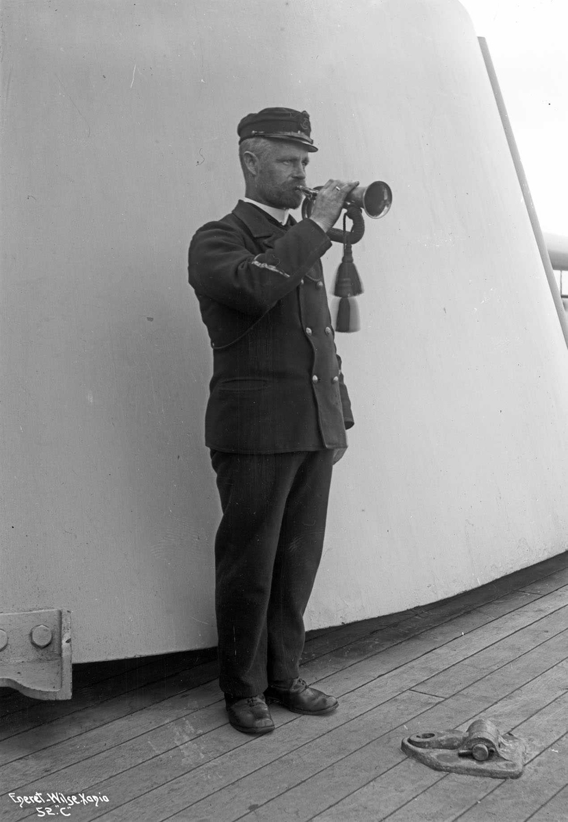 Anders Beer Wilse, Tordenskjold (b. 1897, Armstrong, Newcastle), panserskip, trompeteren