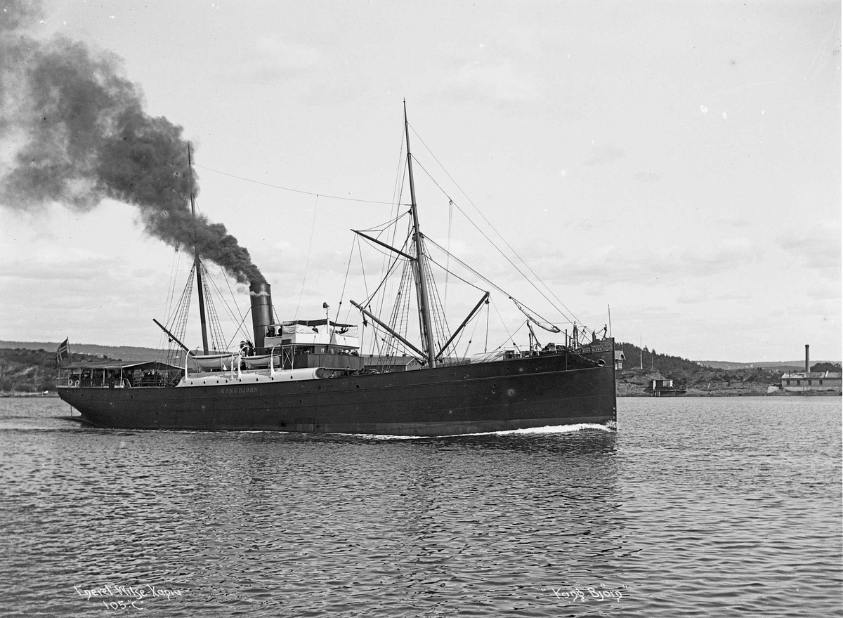 Anders Beer Wilse, D/S Kong Bjørn (b. 1878, Kockums Mekaniska Verkstad, Malmø)