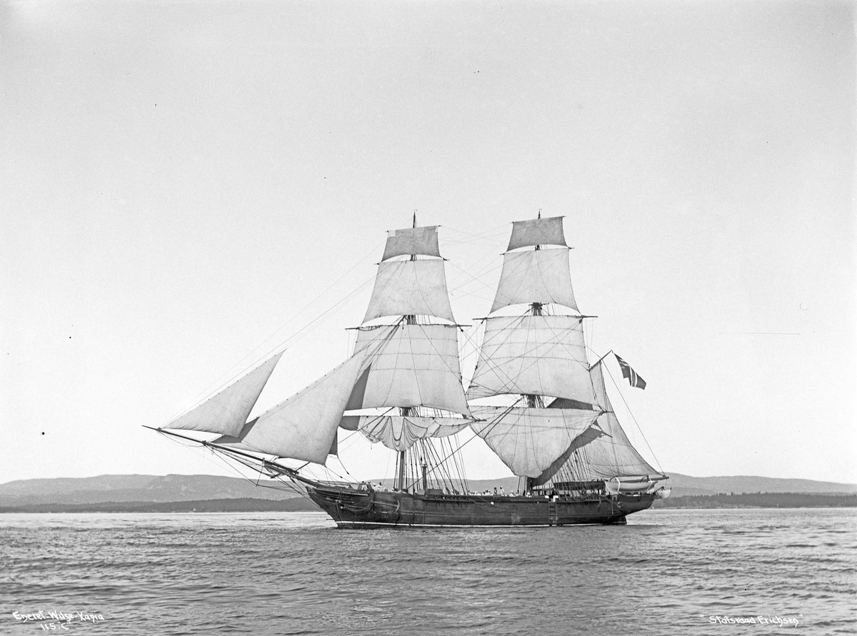 Anders Beer Wilse, Statsraad Erichsen (b. 1859, Karljohansvern verft, Horten), skoleskip