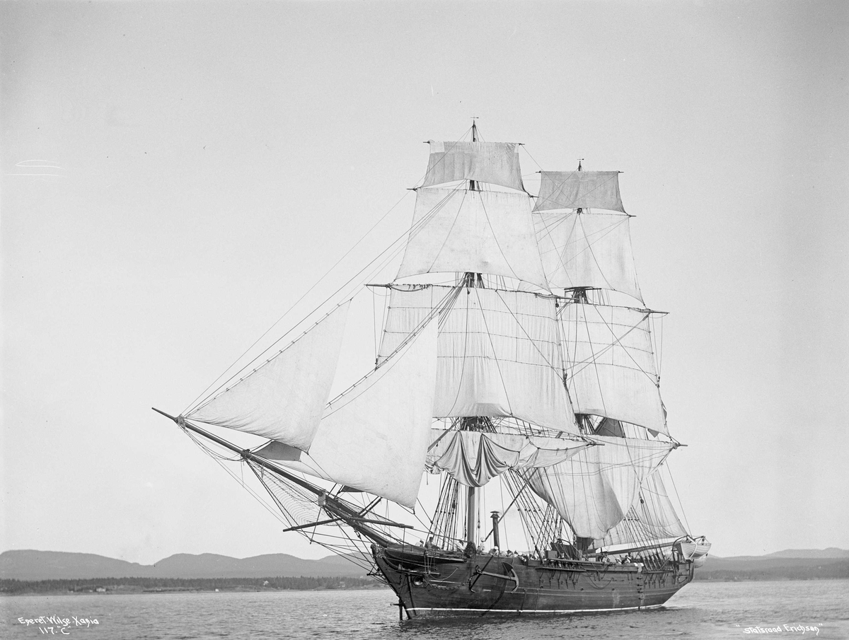 Anders Beer Wilse, Statsraad Erichsen (b. 1859, Karljohansvern verft, Horten), skoleskip