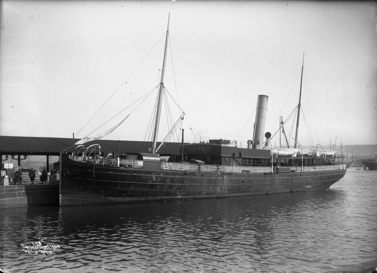 Anders Beer Wilse, D/S Arendal (b. 1882, Motala Co., Gøteborg)
