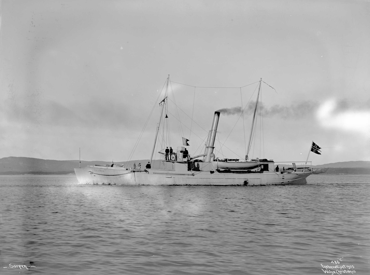Anders Beer Wilse, Kommandofartøy Sarpen (b. 1860, Karljohansvern Verft, Horten)