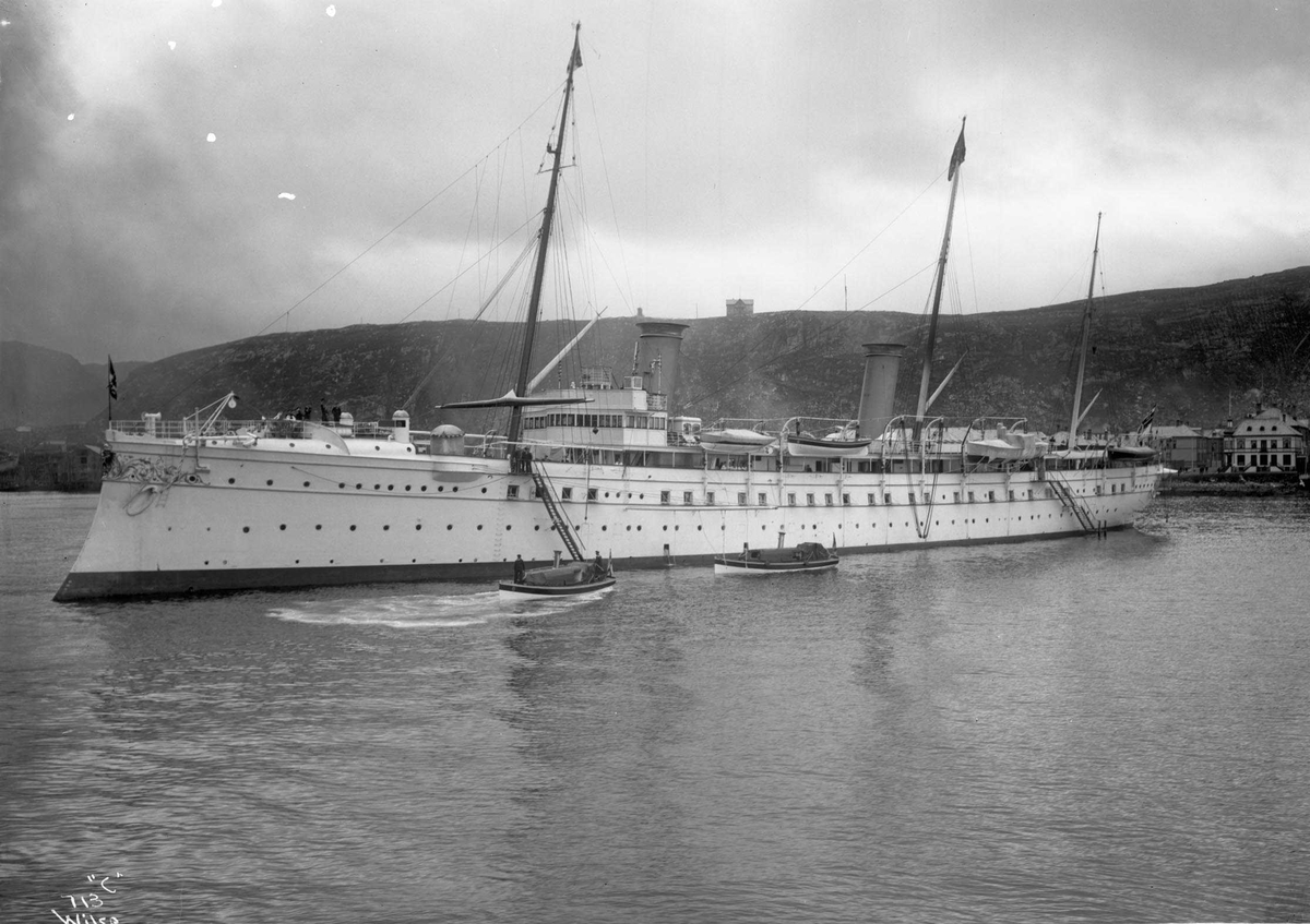 Anders Beer Wilse, D/Y Hohenzollern (b. 1892, Vulcan Actiegesellschaft, Stettin), tysk keiserskip