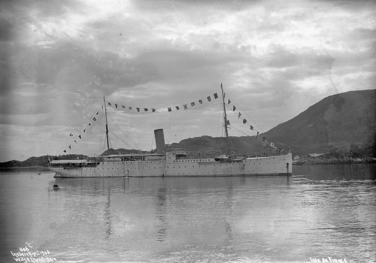 Anders Beer Wilse, Ile-de-France (b. 1882, J. Elder & Co., Glasgow), turistskip