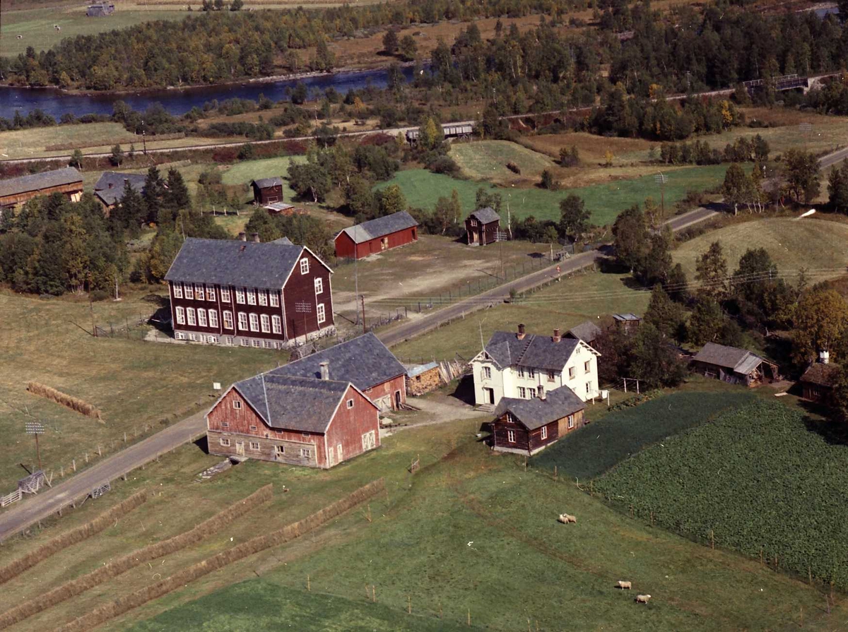 Widerøes Flyveselskap A/S, Gårdbruk, Nøren skole.