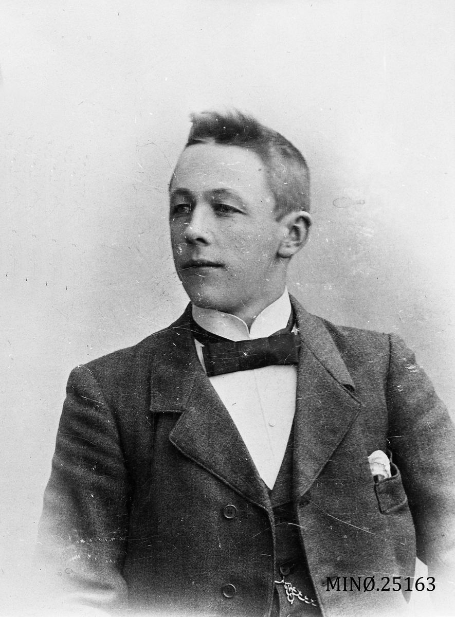 Henrik Augustinsson Stinessen, Portrett av ung mann