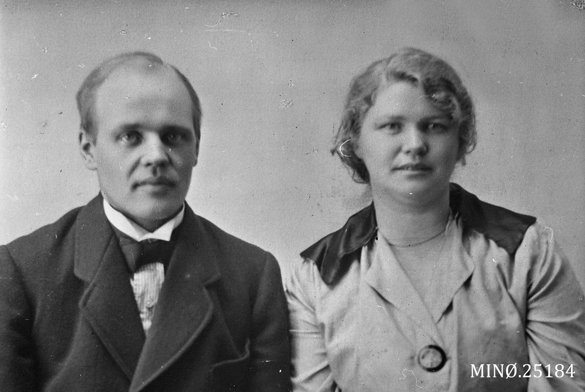 Ukjent, Portrett av Peder og Agnete Beate Sørhus.