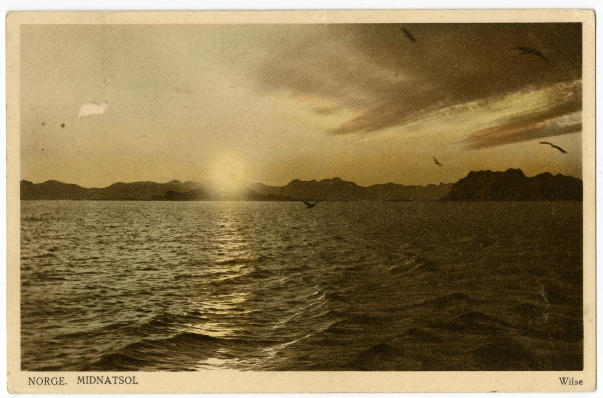 Anders Beer Wilse, Norge. Midnatsol.