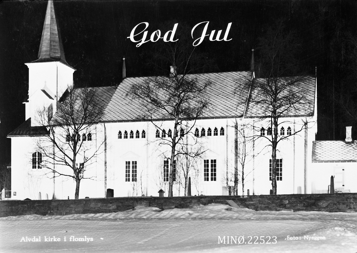 Ukjent, Alvdal kirke i flomlys