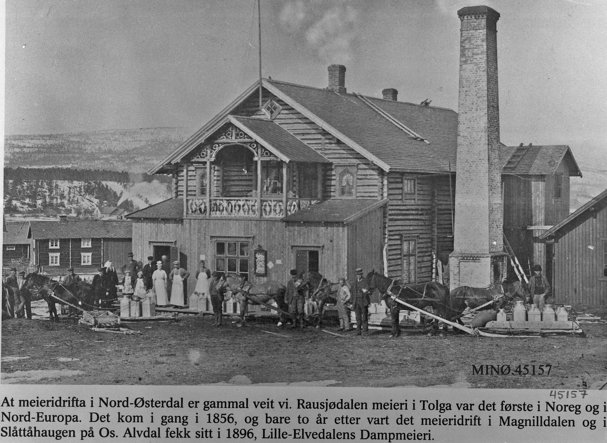 Ukjent, Lille-Elvedalens Dampmeieri, etablert i 1896.