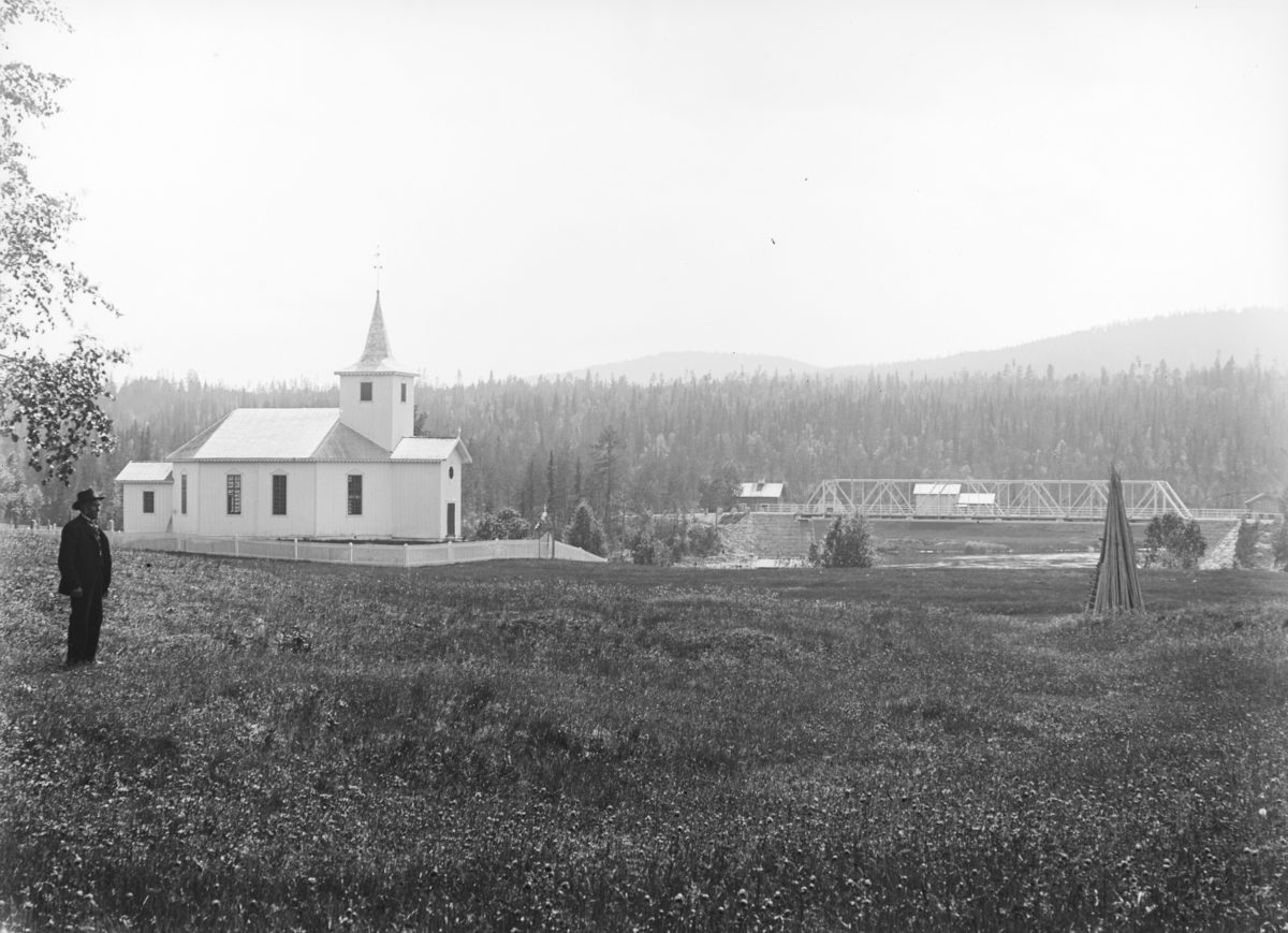 Otto W. F. Mejlænder, Plassen kirke, bru, Trysil.