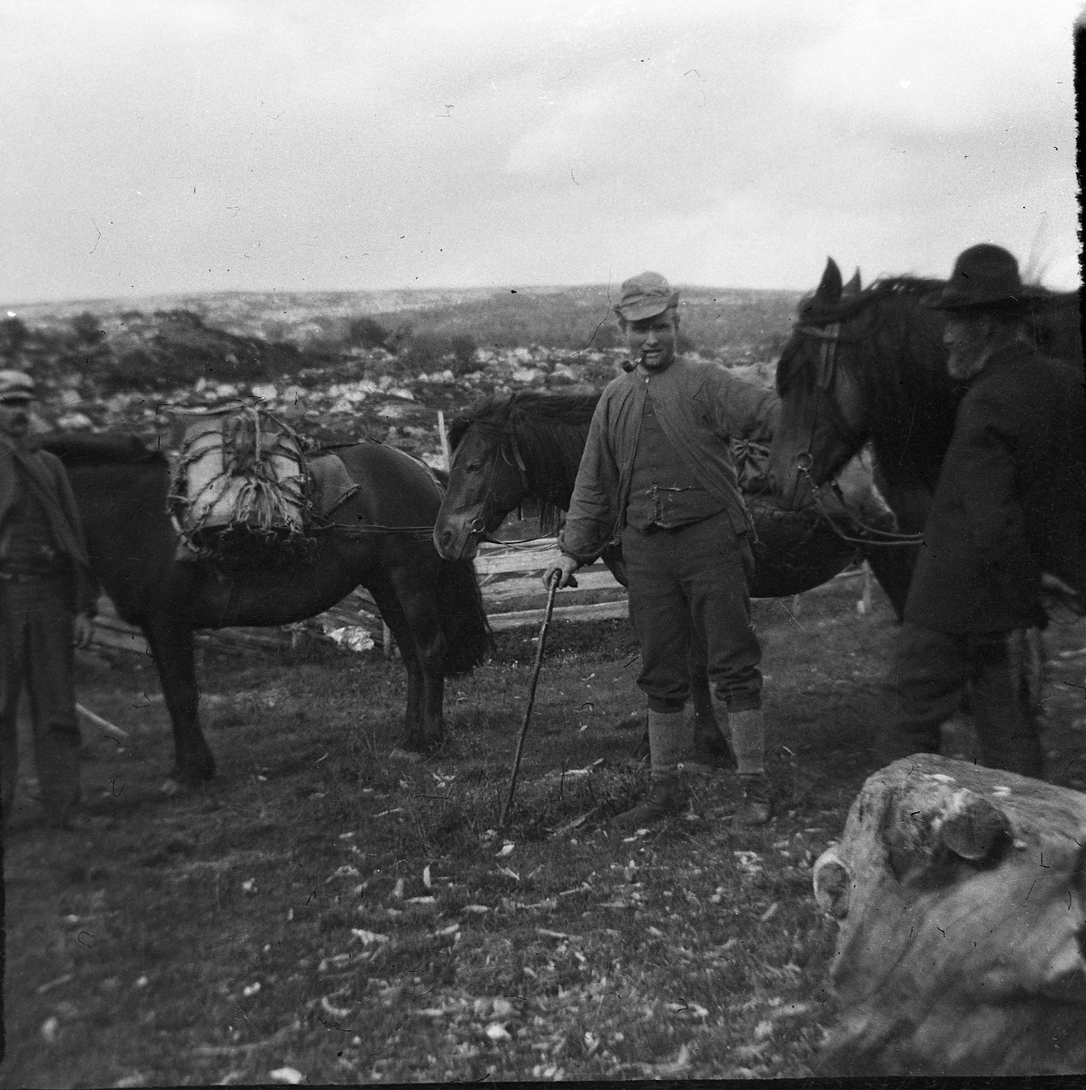 Anders O. Sørhuus, Menn og hester
