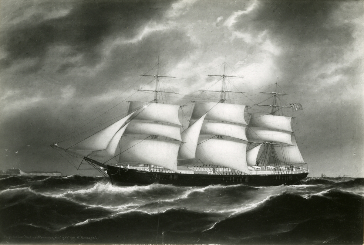 Unknown artist, Seilskipet 'Drot' (b.1856)