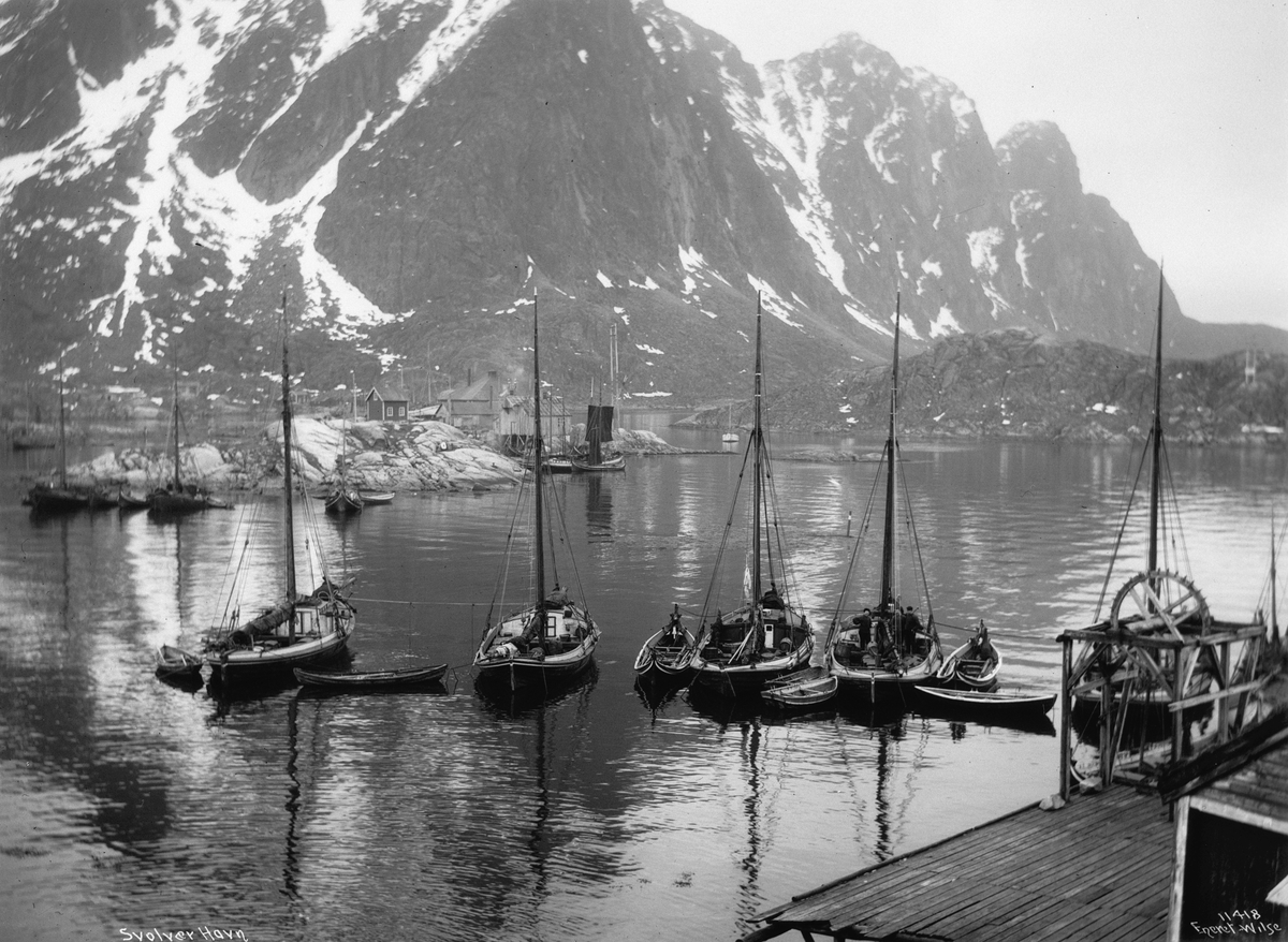 Anders Beer Wilse, Prot: Svolvær - Havneparti 12/3 1910