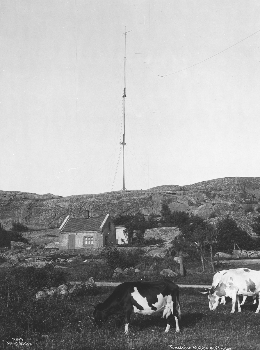Anders Beer Wilse, Prot: Traadløse Telegraf Station Tjømø 10/8 1910