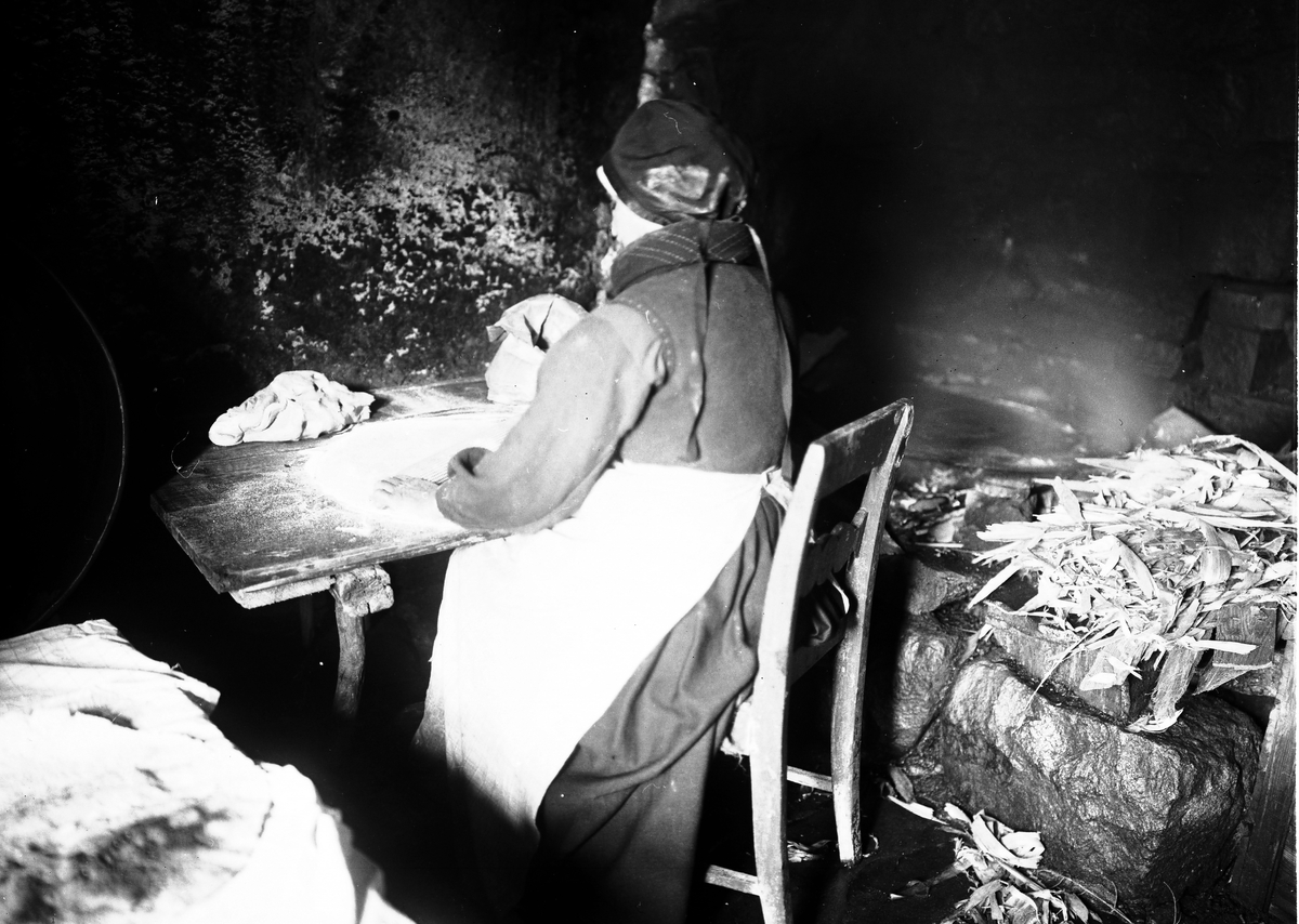 Anders Beer Wilse, Prot: Fladbrødbagning Konv: Rosendal, Fladbrødbagning.