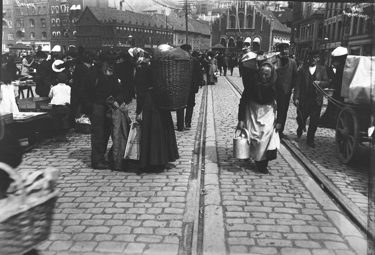 Anders Beer Wilse, Prot: Bergen - Fra Fisketorvet