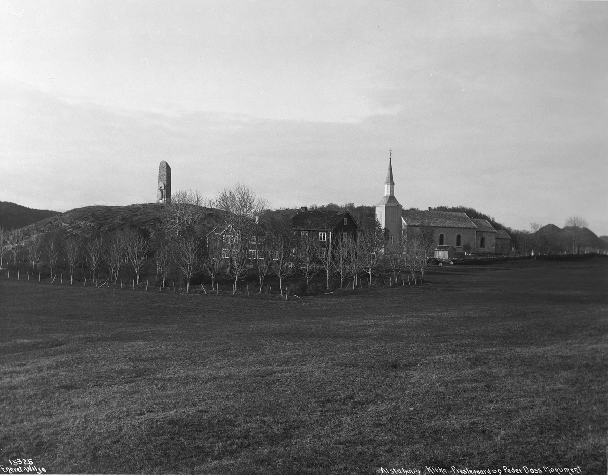 Anders Beer Wilse, Prot: Alstahaug kirke Peder Dass monu & Præstegaard