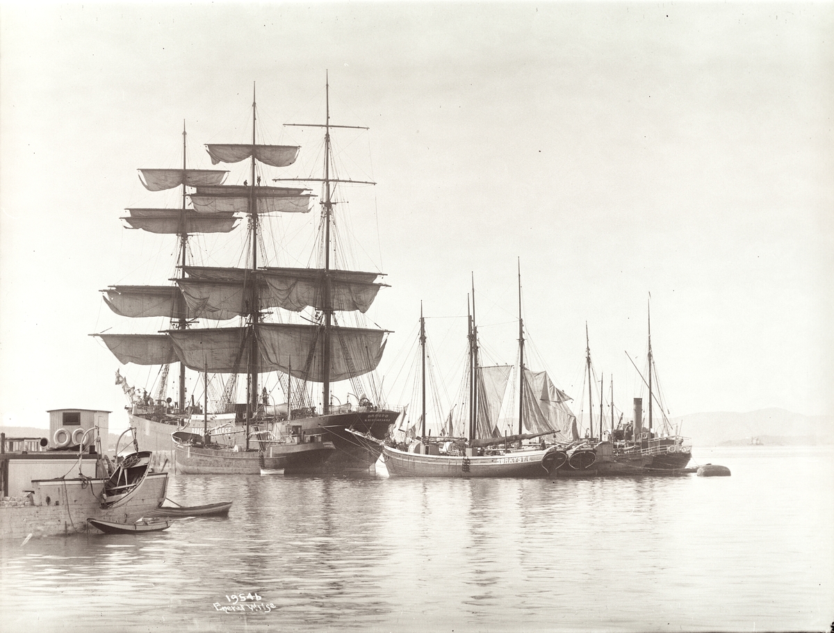 Anders Beer Wilse, Prot: Kristiania fra havnen