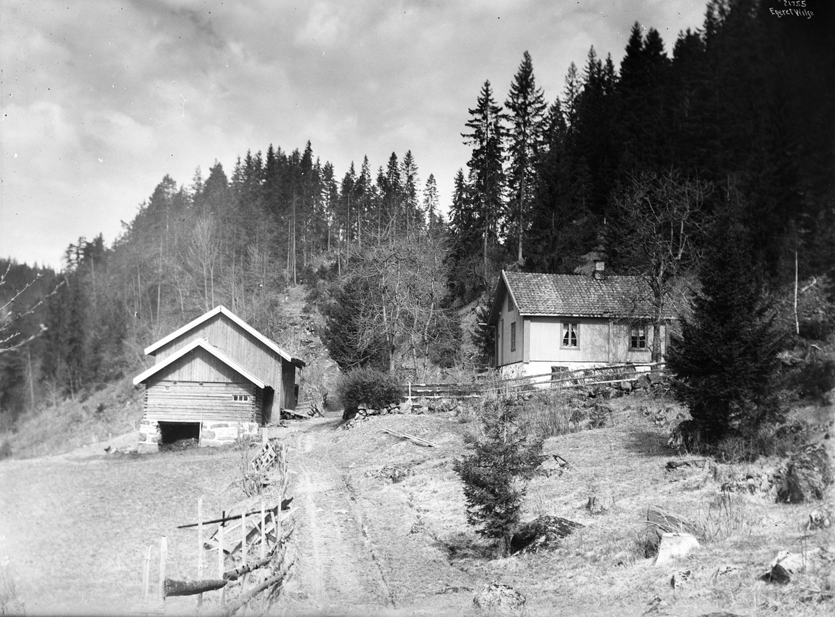 Anders Beer Wilse, Prot: Tømmerviken ved Semsvandet 27/4