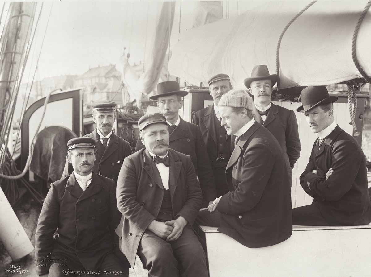 Anders Beer Wilse, Prot: Gjøas mandskap 13/5 1903