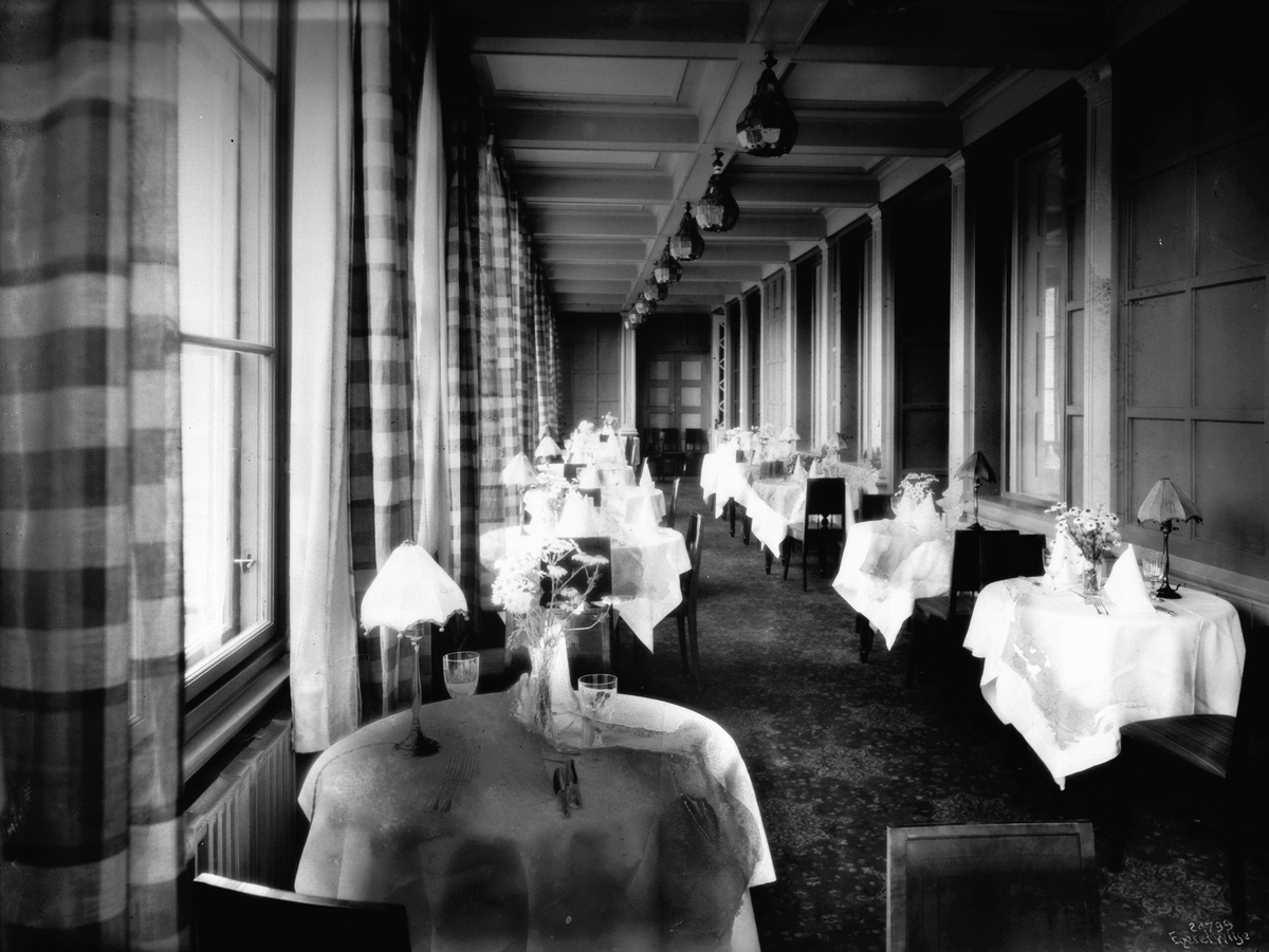 Anders Beer Wilse, Prot: Opdal - Opdal Turisthotel, Spiseveranda