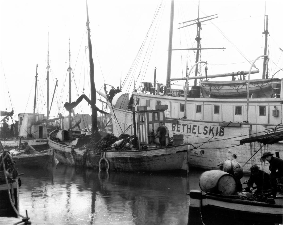 Anders Beer Wilse, Prot: Haugesund, havnen, Bethelskibet