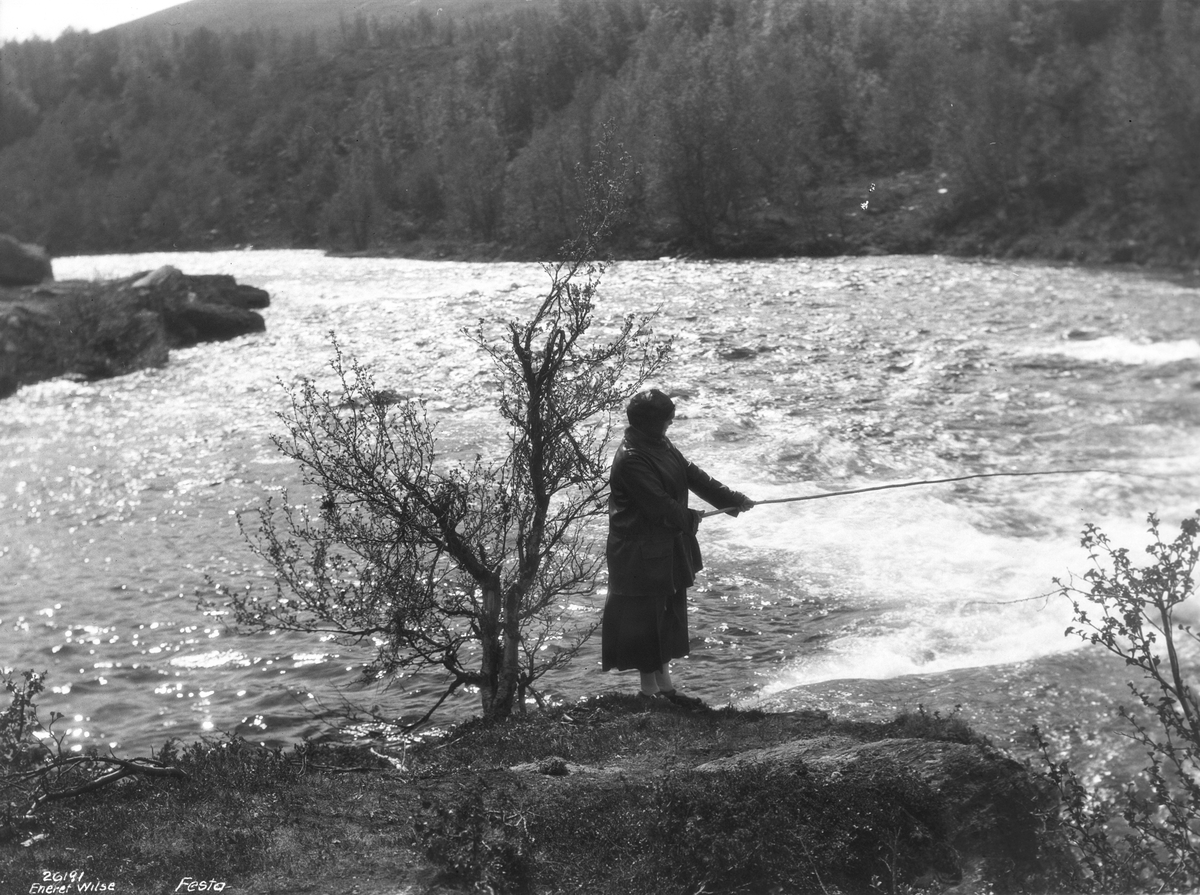 Anders Beer Wilse, Prot: Opdal - Festaelven, fiske
