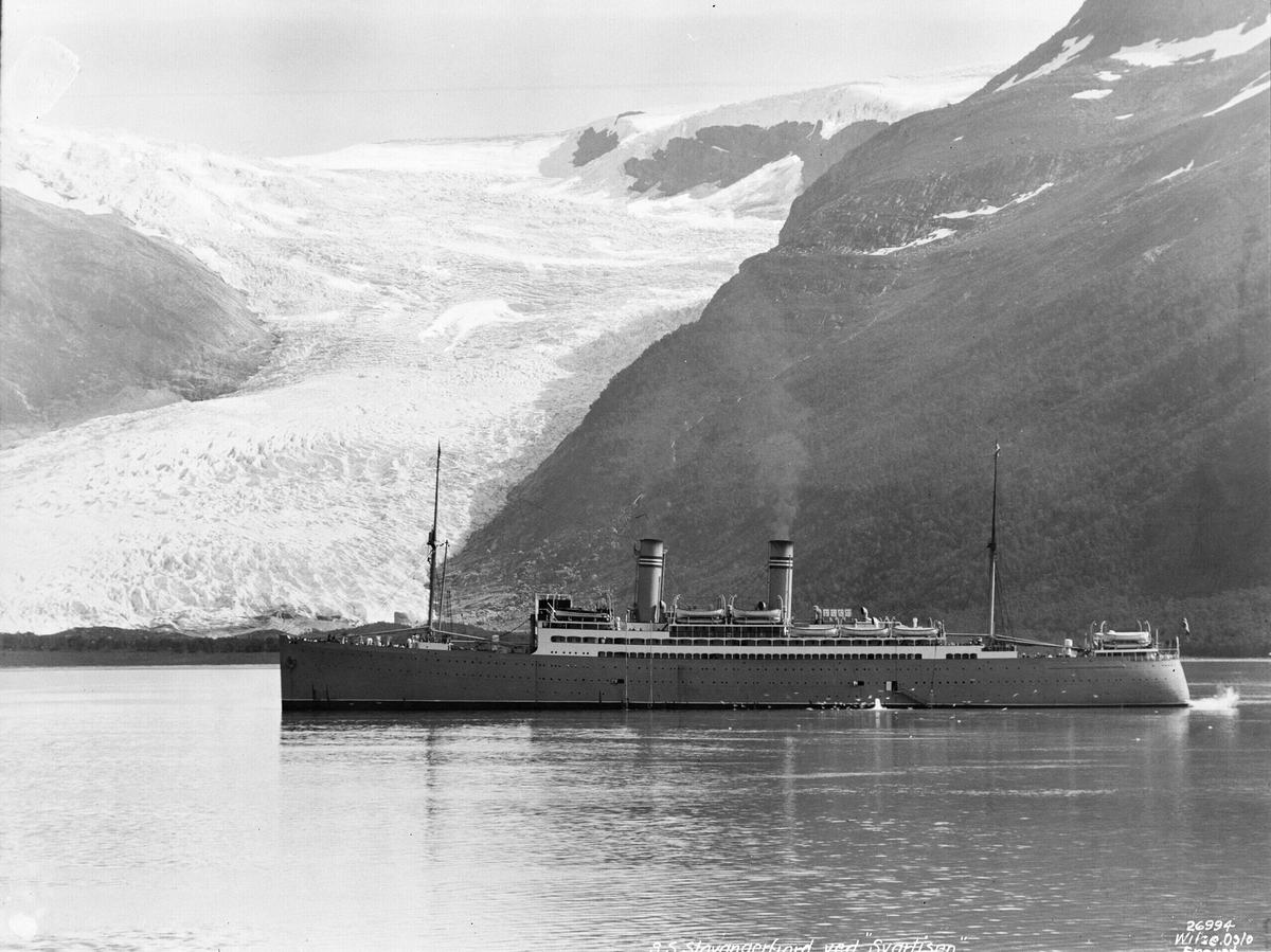 Anders Beer Wilse, Konv: Stavangerfjord ved Svartisen