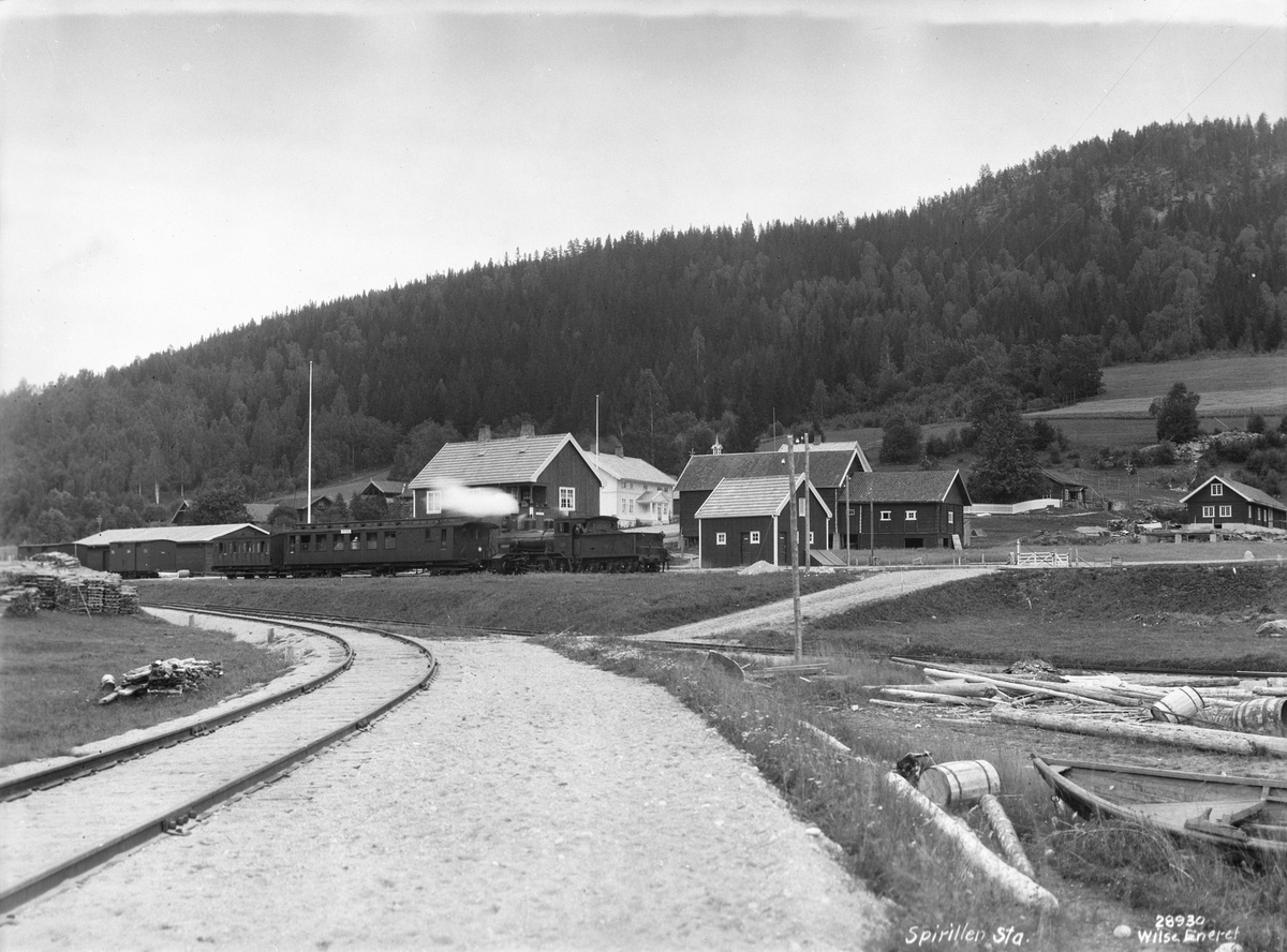 Anders Beer Wilse, Prot: Spirilbanen, Spirillen station