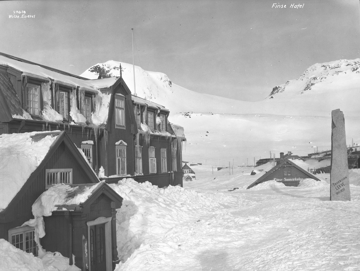 Anders Beer Wilse, Prot: Finse hotel