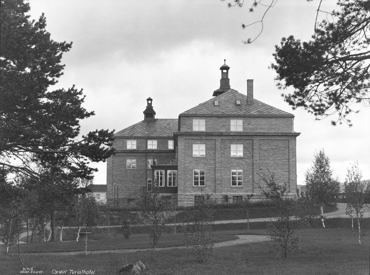 Anders Beer Wilse, Prot: Trøndelag - Opdal Turisthotel