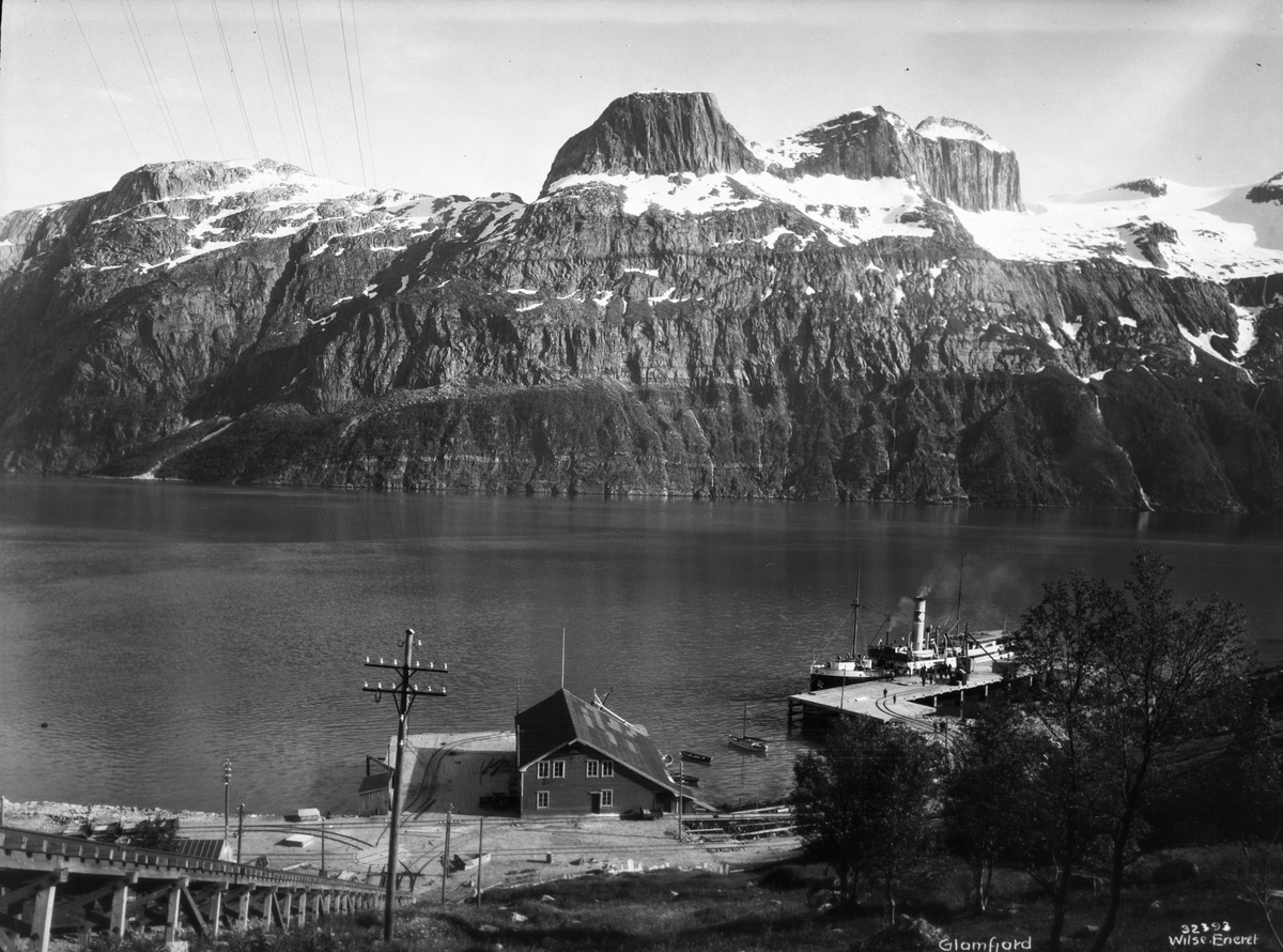 Anders Beer Wilse, Prot: Nordland, Glomfjord, Dampskibsbrygge
