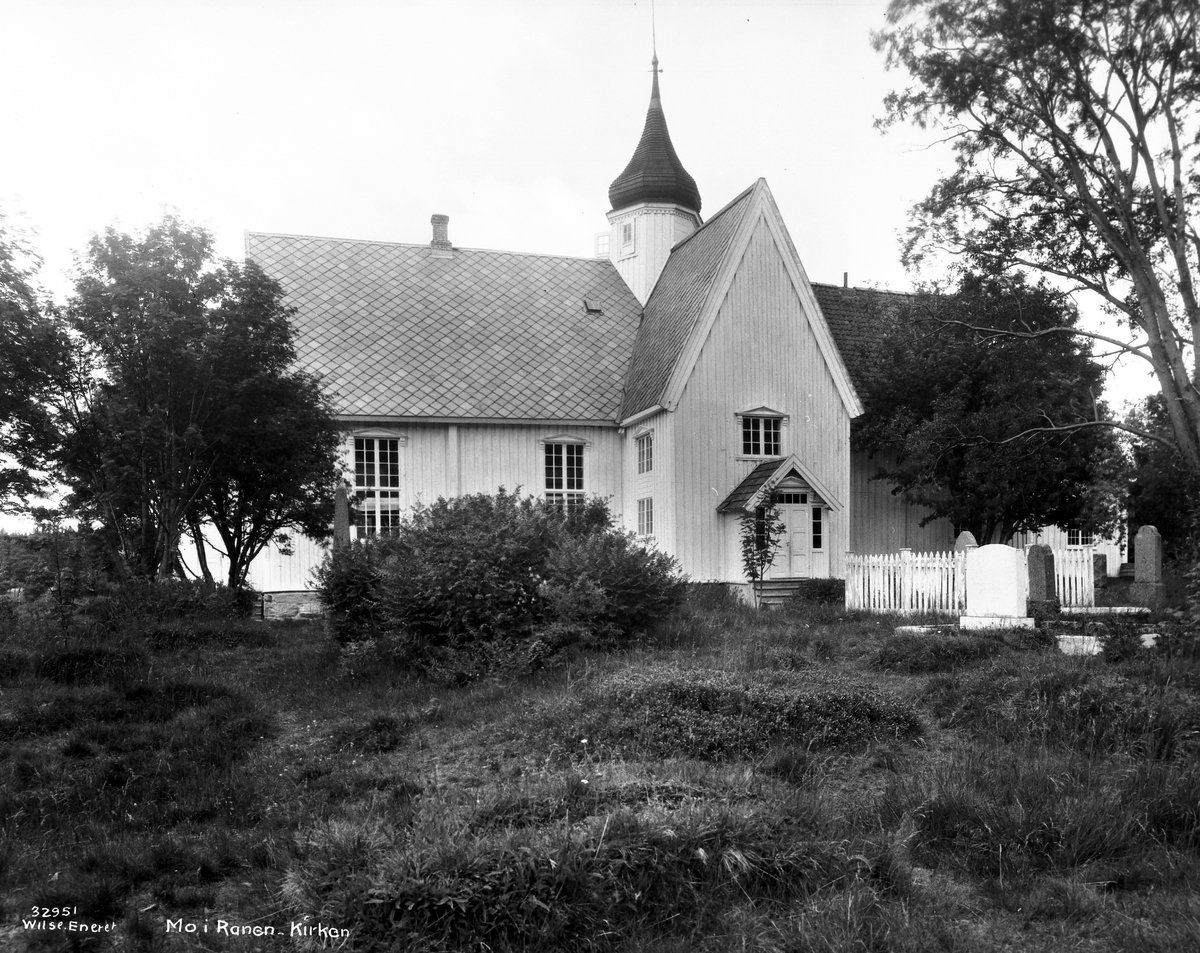 Anders Beer Wilse, Prot: Nordland - Mo i Ranen, kirken