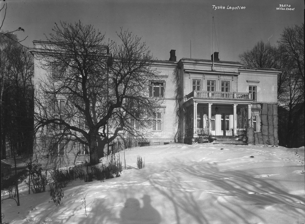 Anders Beer Wilse, Prot: Oslo - Tyske Legation
