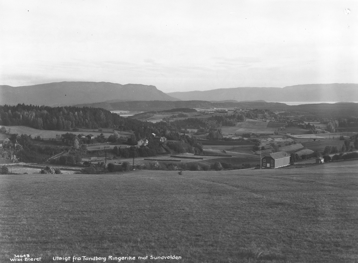 Anders Beer Wilse, Prot: Ringerike - Utsigt fra Tandberg