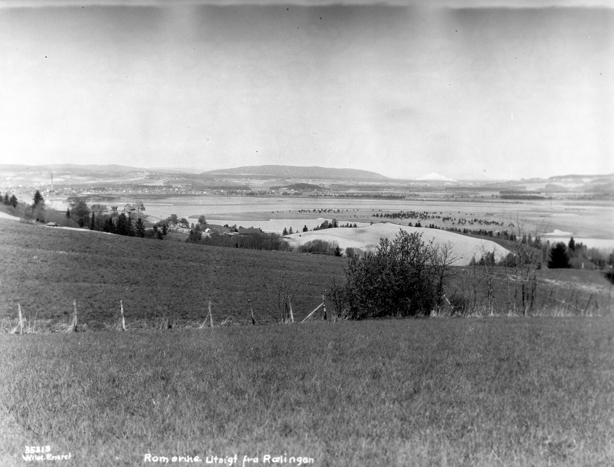 Anders Beer Wilse, Prot: Romerike - Rælingen, utsigt