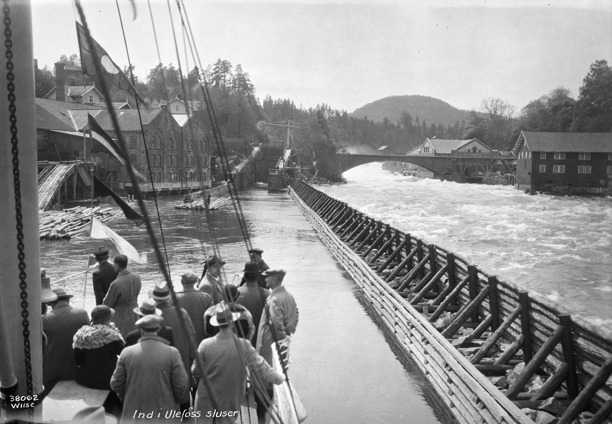 Anders Beer Wilse, Prot: Indland ind i Ulefos slusen