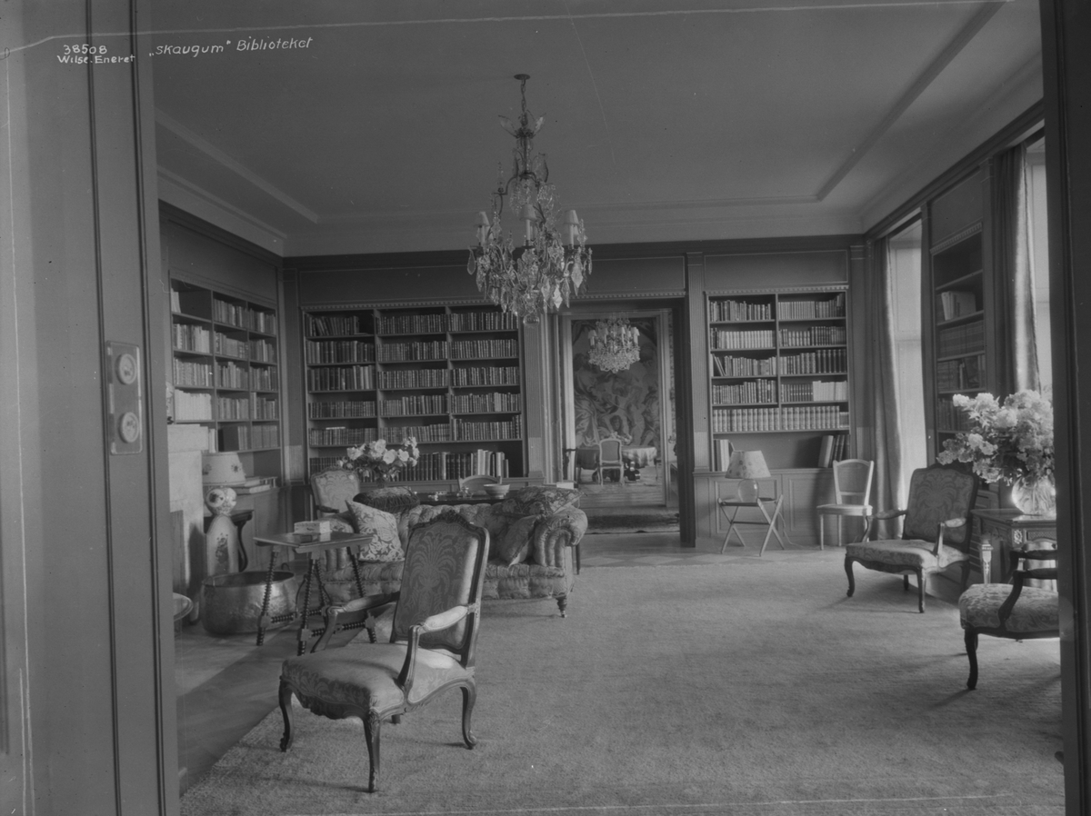 Anders Beer Wilse, Prot: Skaugum bibliotek
